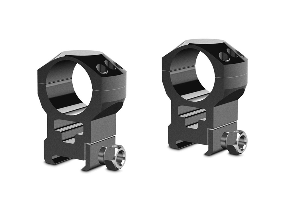 Hawke Sport Optics 2-Piece Tactical Ring Mounts (30mm, Extra-High, Weaver, Matte Black)