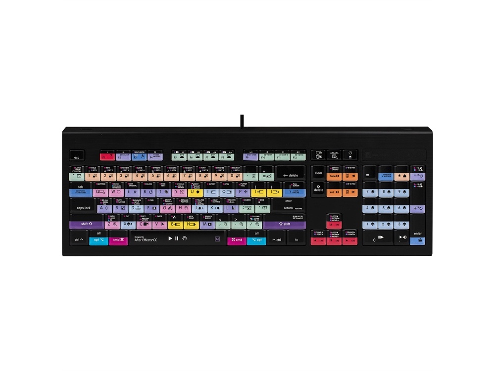LogicKeyboard Astra Series Adobe After Effects CC Backlit Keyboard for Mac (American English)