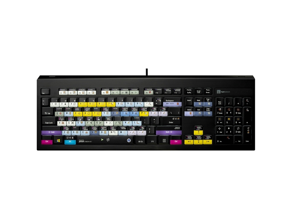 LogicKeyboard Cinema 4D PC Windows Backlit ASTRA Keyboard (American English)