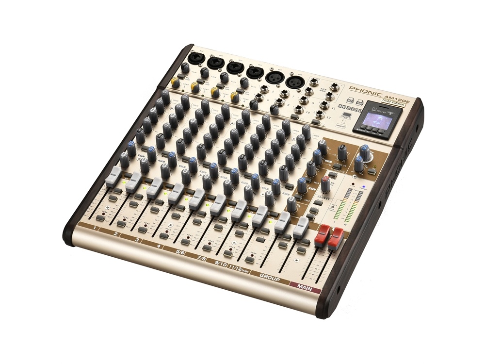 Phonic AM12GE AM Gold Edition Compact Mixer