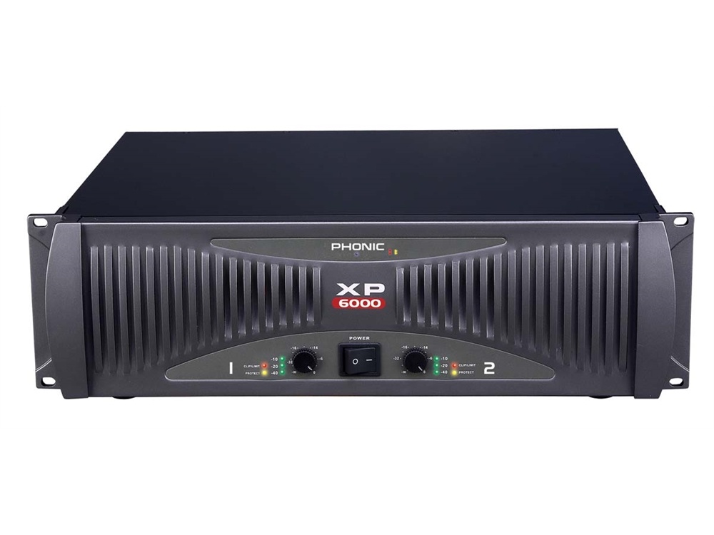 Phonic XP 6000 6000W Stereo Power Amplifier