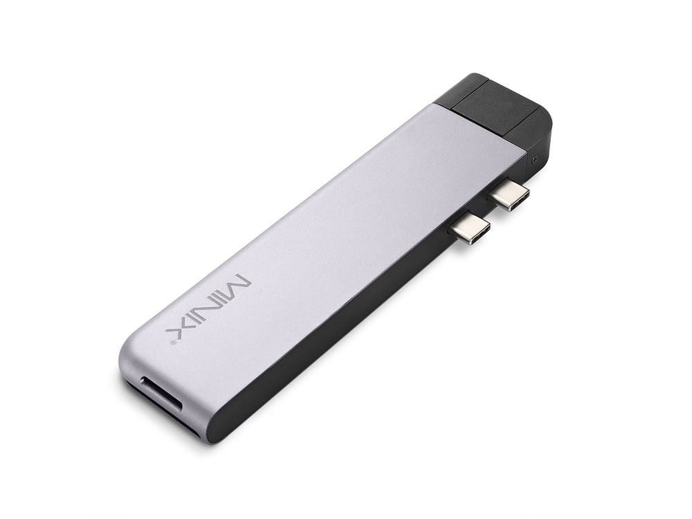 MiniX NEO C-D Pro USB-C Multi-port Adapter with Gigabit Ethernet for MacBook Air/Pro