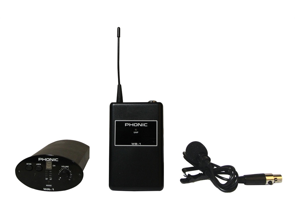 Phonic WL-1S UHF Wireless Lavaliers System