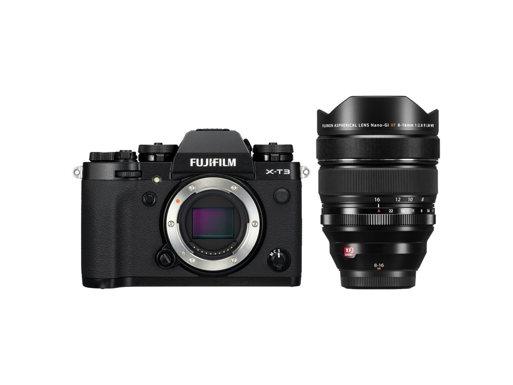 Fujifilm X-T3 Mirrorless Digital Camera with XF 8-16mm f/2.8 R Lens (Black)