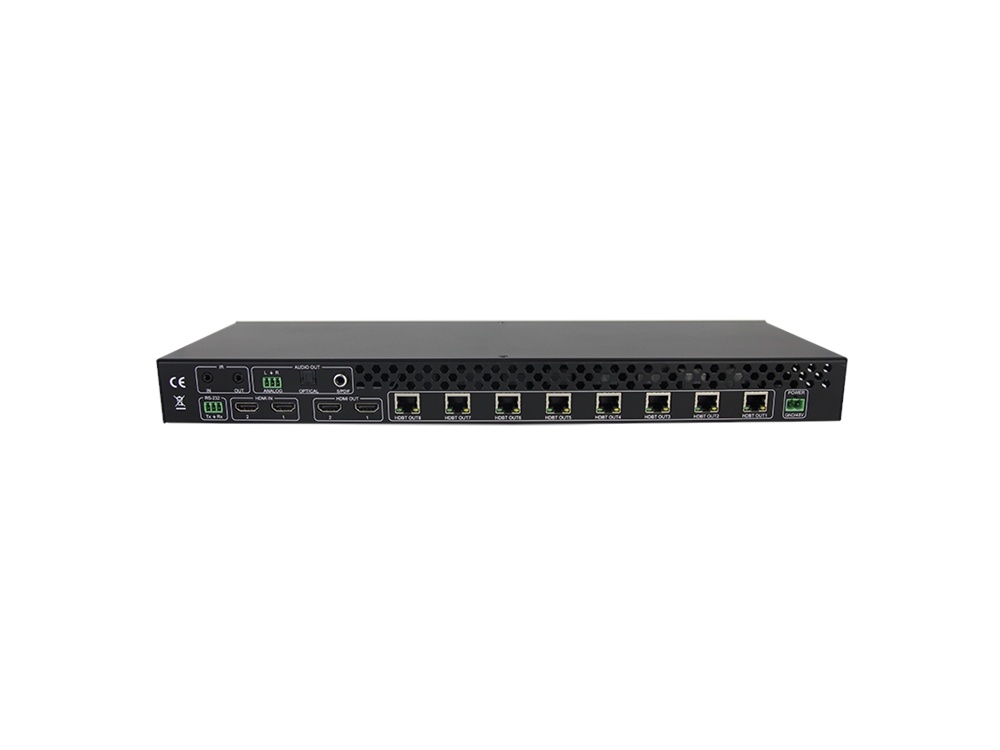 AVPro Edge 4K 2 IN/10 OUT Distribution Amplifier with 8x HDBaseT Outputs