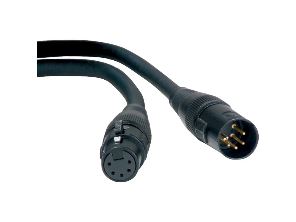 American DJ AC5PDMX15PRO Pro Series 5-Pin DMX Cable (15')