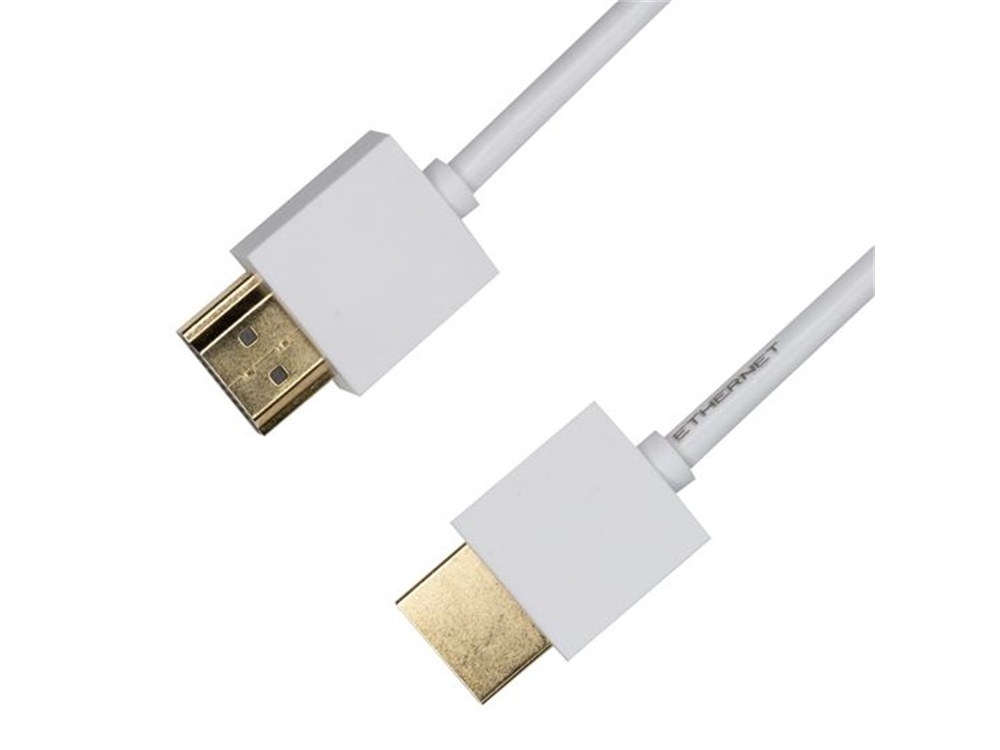 DYNAMIX HDMI Nano High Speed With Ethernet Cable (White, 0.5m)