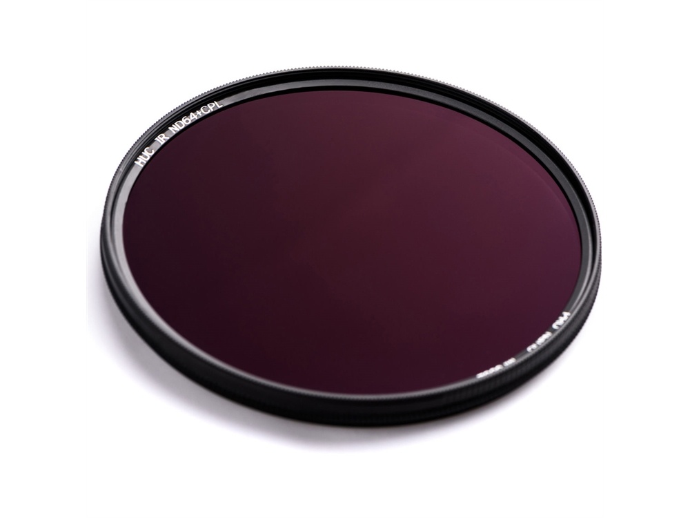 NiSi Solid Neutral Density 1.8 and Circular Polarizer Filter 6-Stop (82mm)