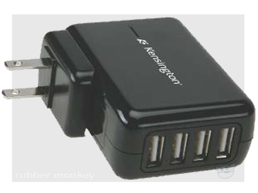 Kensington 4Port USB Charger For Mobile Devices