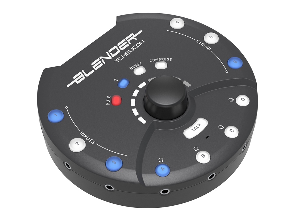 TC-Helicon BLENDER Portable 12x8 Stereo Mixer and USB Interface