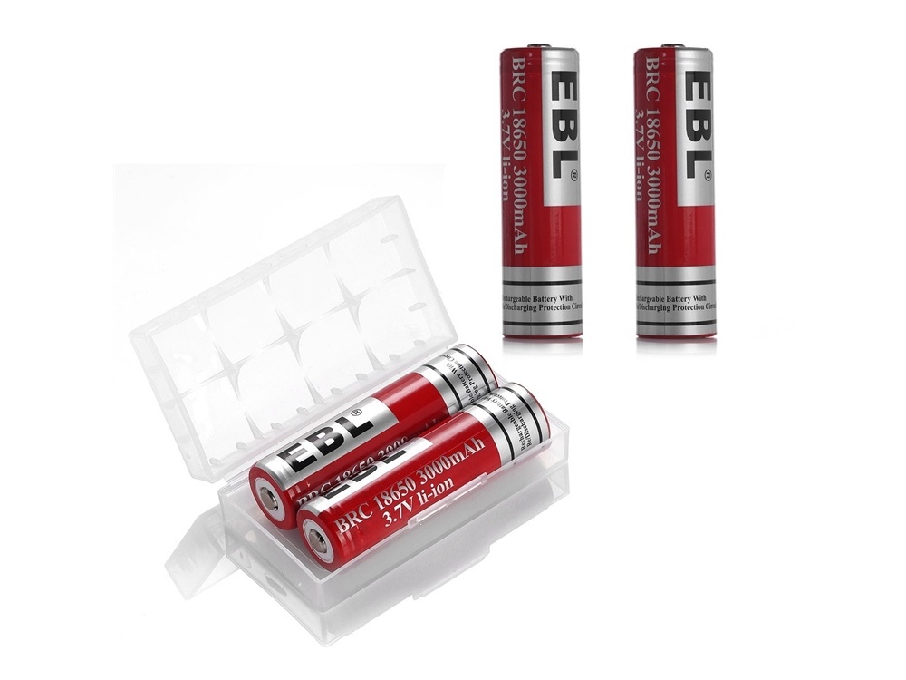 EBL 18650 Replacement Li-ion Batteries for Tilta Nucleus M (2-Pack)