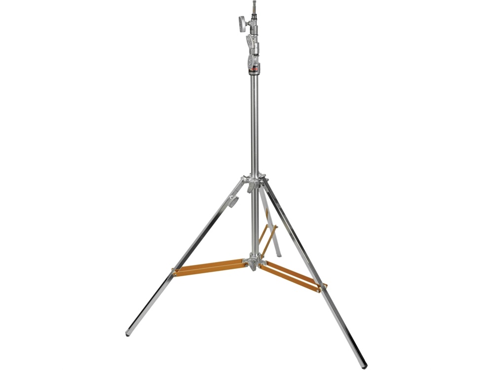 Matthews Hollywood Beefy Baby Triple Riser Stand with Rocky Mountain Leg 3.7m (Silver)