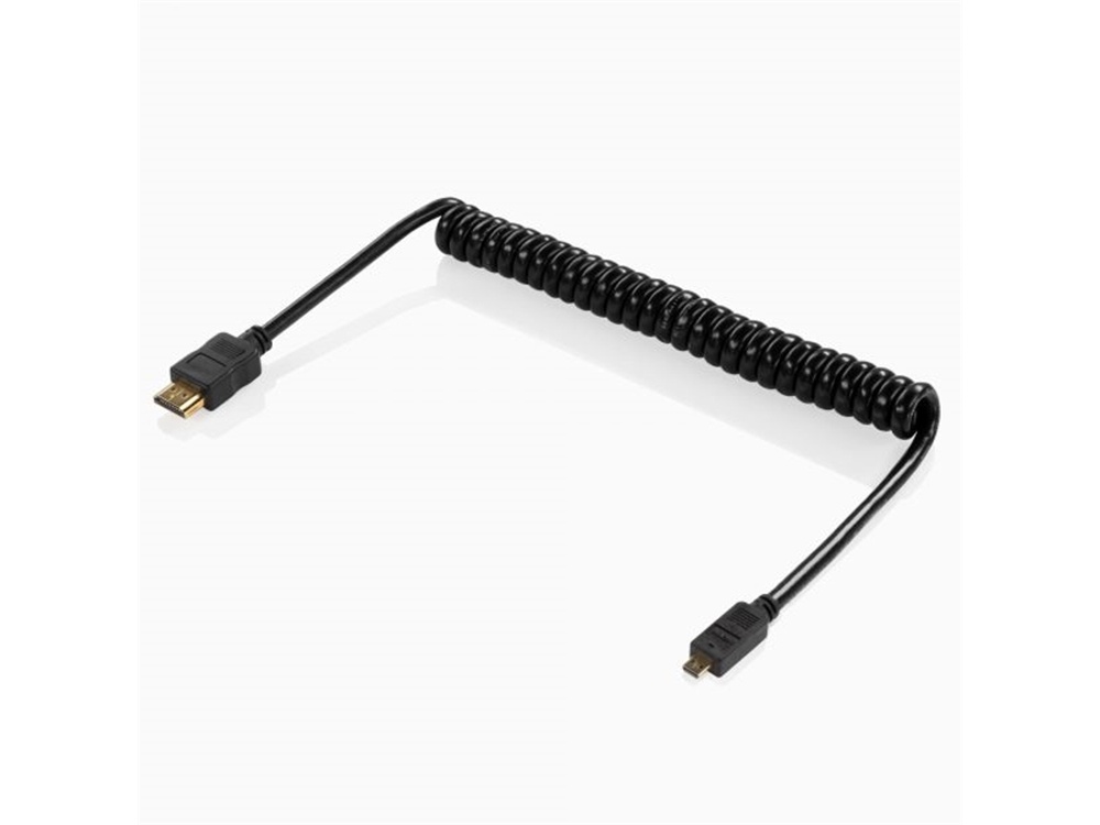 SHAPE 4k 2.0 HDMI to micro HDMI male coiled cable