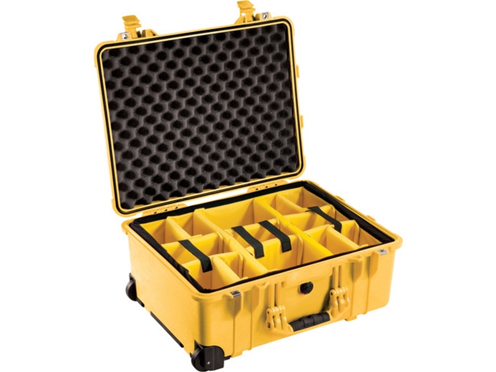 Pelican 1564 Case - With Dividers (Yellow)