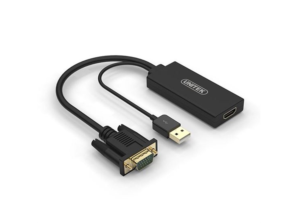 UNITEK VGA to HDMI Converter with Audio