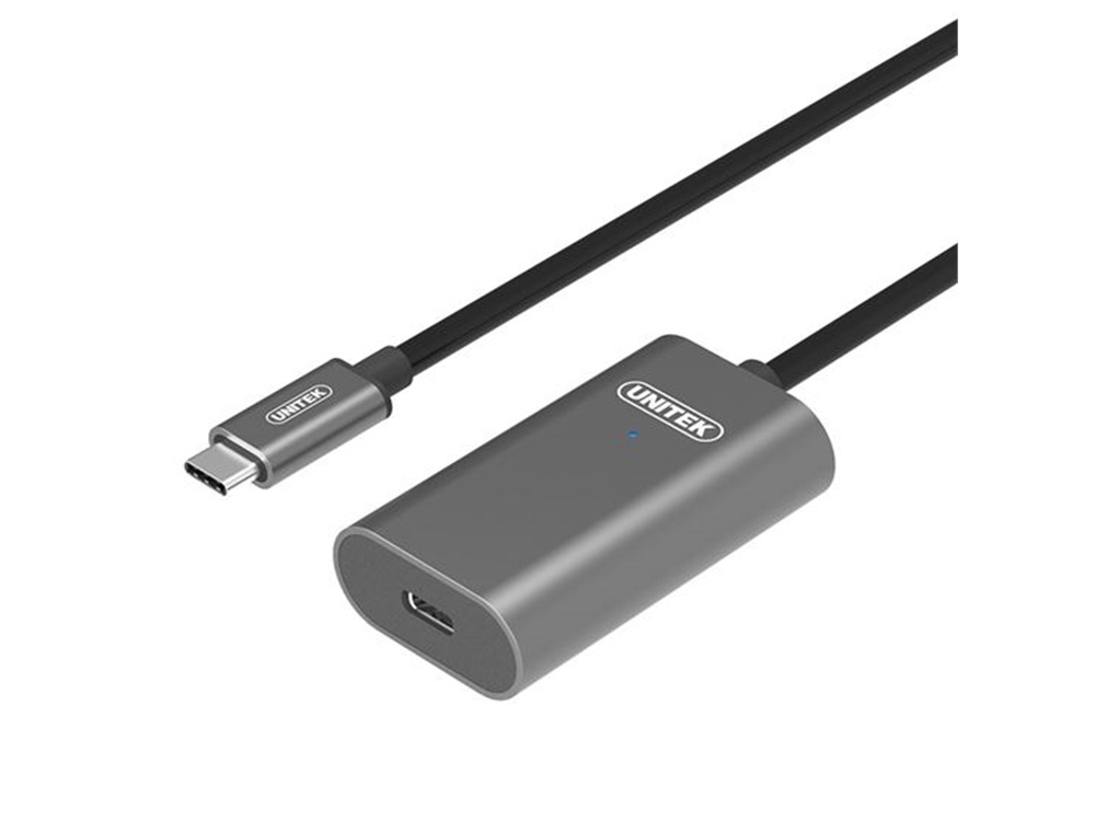 UNITEK USB 3.1 Type-C Male/Female Active Extension Cable (5m)
