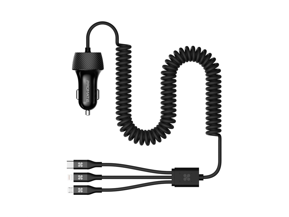 Promate Multi-Connect Universal Car Charger (3.4A)