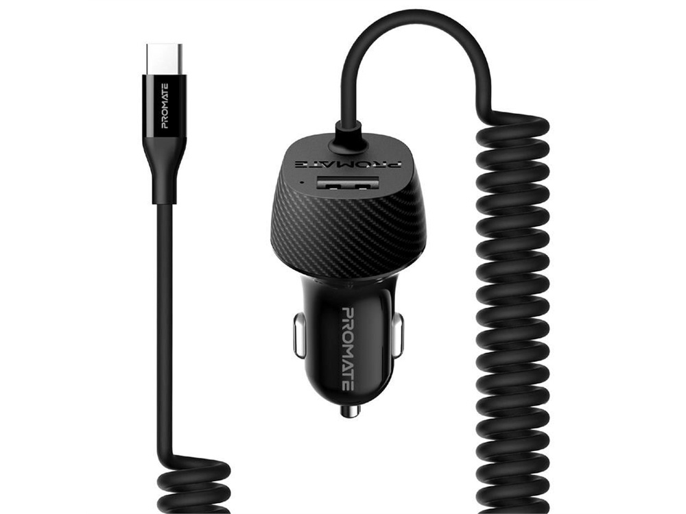 Promate Dual Car Charger (3.4A)