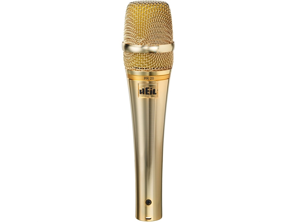 Heil Sound PR 20 Dynamic Cardioid Handheld Microphone (Gold)