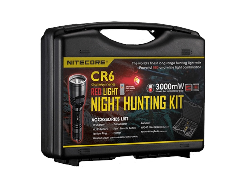 NITECORE CR6 Flashlight Hunting Kit
