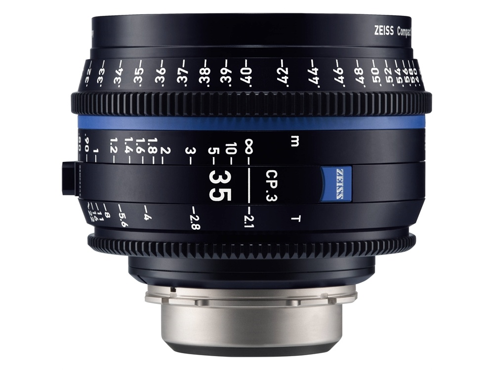 Zeiss CP.3 35mm T2.1 Compact Prime Lens (PL Mount, Feet)