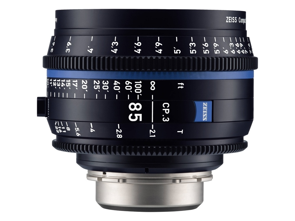 Zeiss CP.3 85mm T2.1 Compact Prime Lens (PL Mount, Feet)