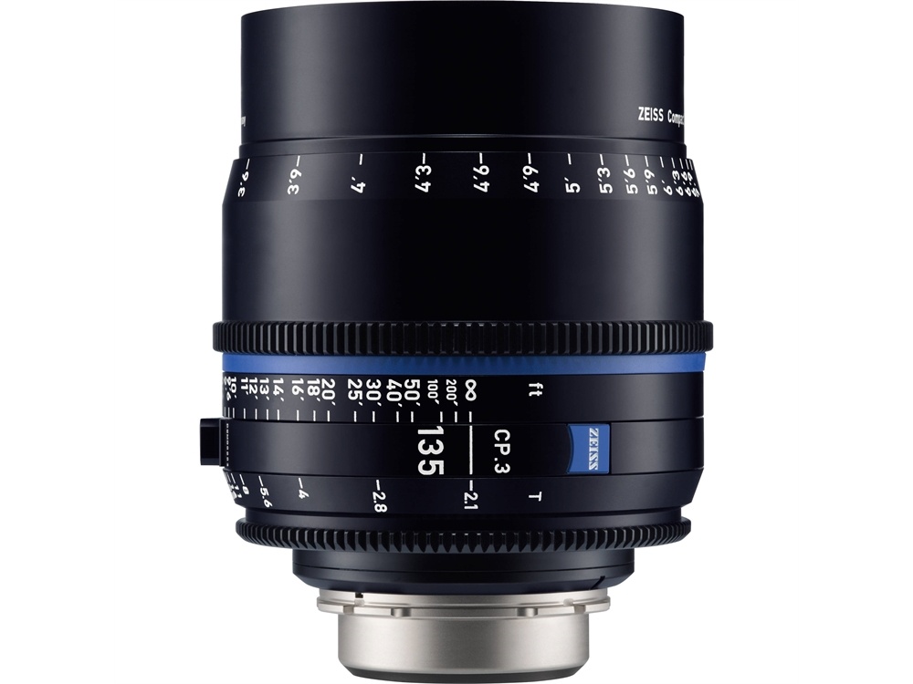 Zeiss CP.3 135mm T2.1 Compact Prime Lens (PL Mount, Feet)