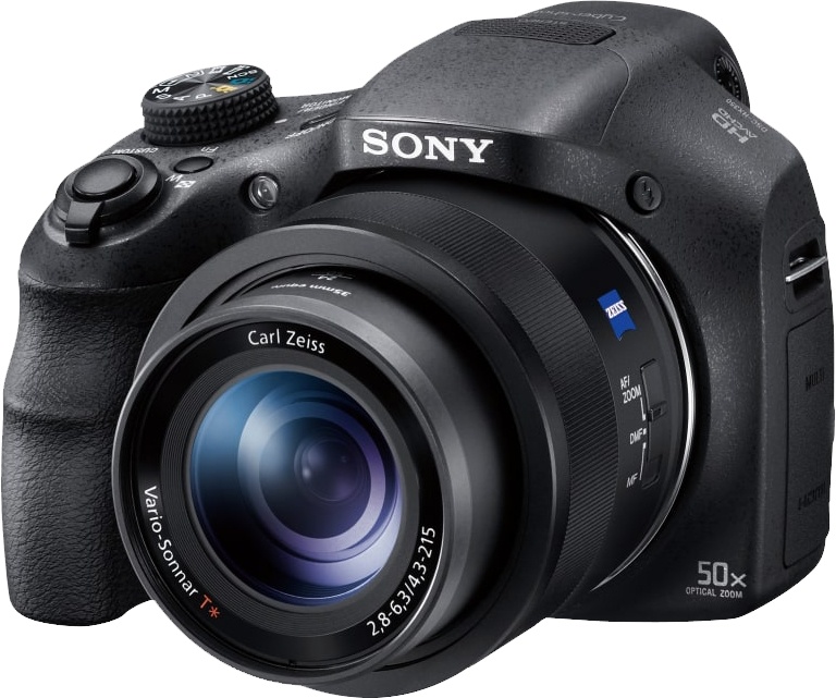 Sony DSCHX350 20.4MP CMOS 50x Zoom Digital Camera (Black)