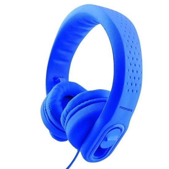 Promate Flexure 2 Kids Flex-Foam Stereo Headphones (Blue)