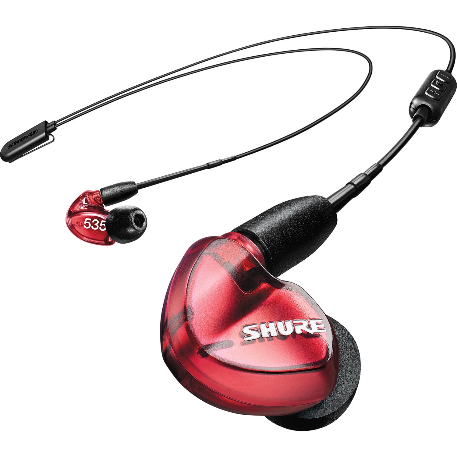 Shure SE535 Wireless Sound-Isolating Earphones with Bluetooth 5.0 (Special Edition, Red)