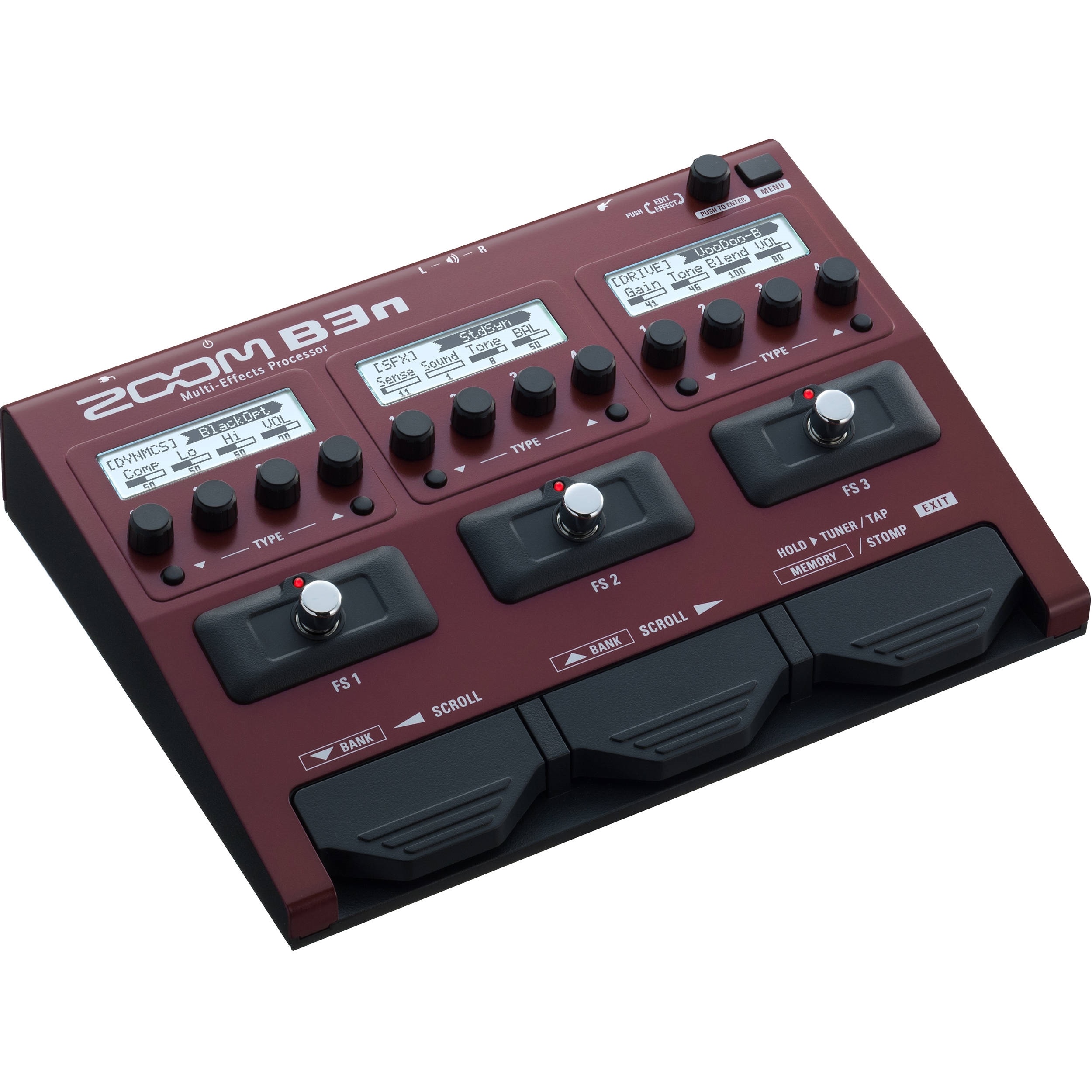 Zoom B3n Effects Pedal for Bass Guitar