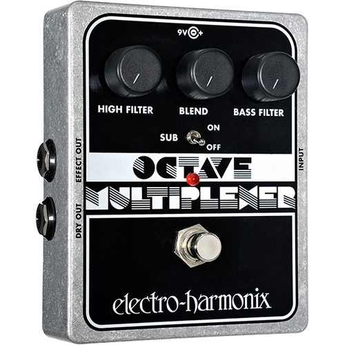 Electro-Harmonix Octave Multiplexer Analog Sub-Octave Generator Pedal