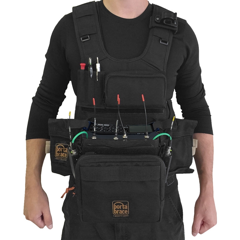 Porta Brace ATV-Z8 Audio Tactical Vest for Zoom F8 Portable Recorder