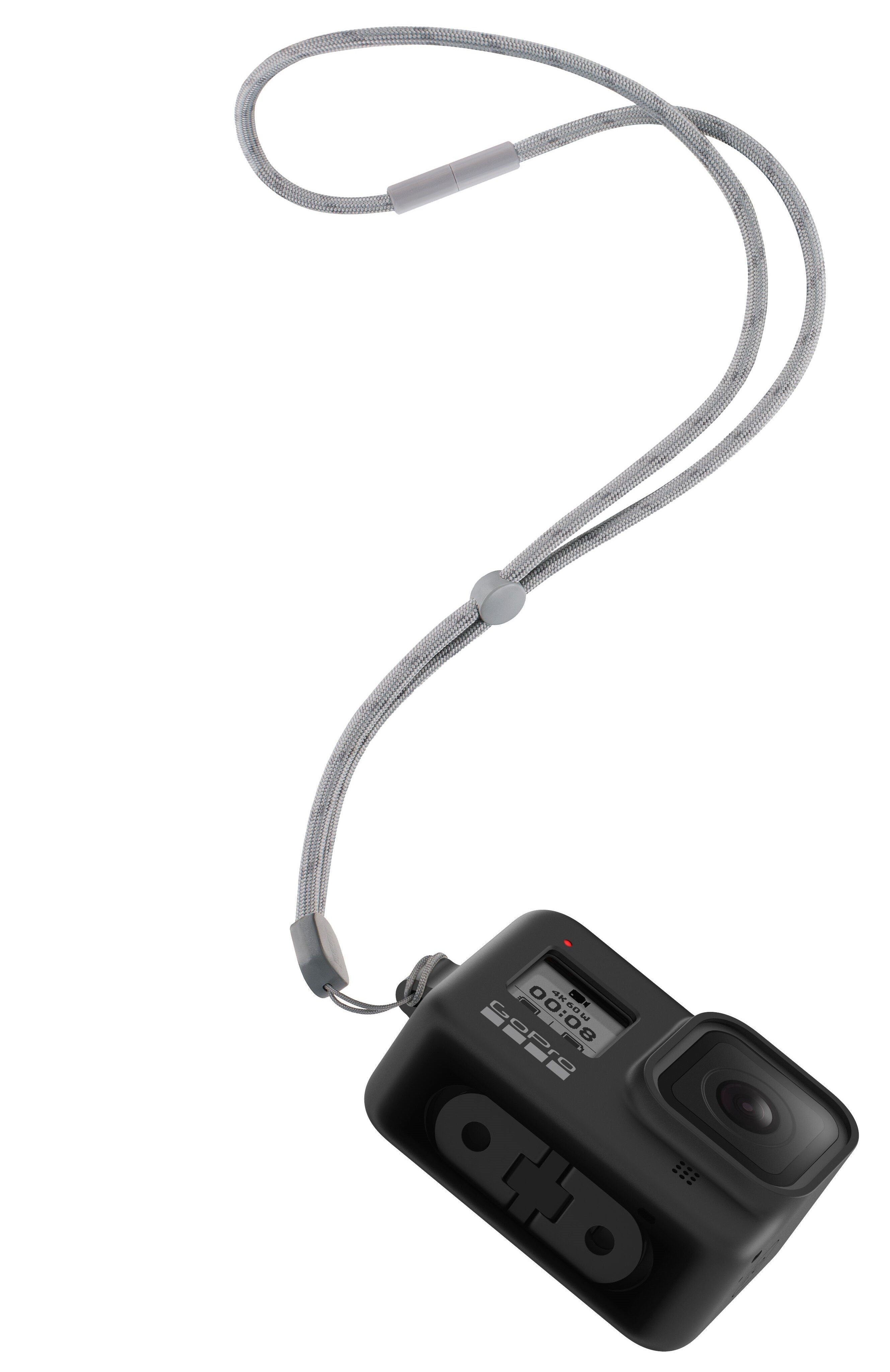 GoPro HERO8 Silicone Sleeve and Adjustable Lanyard Kit (Blackout)