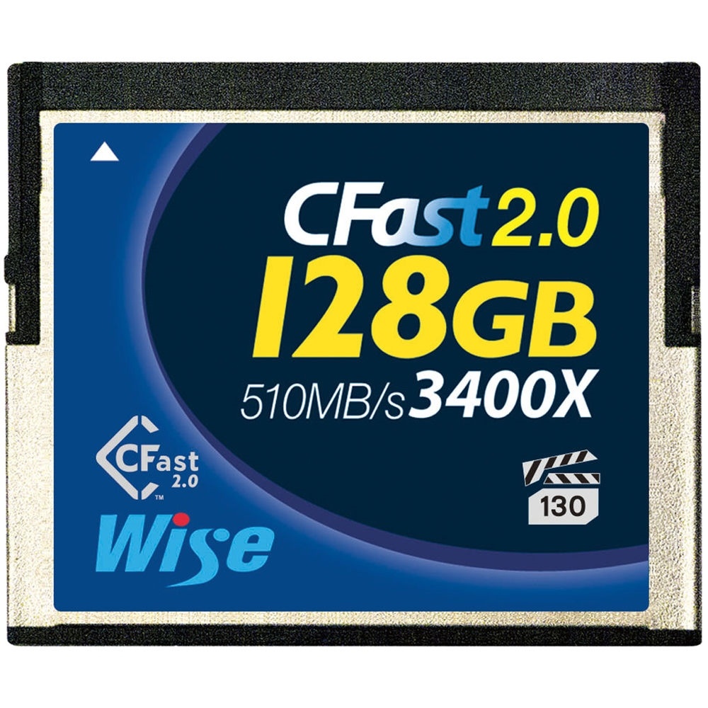 Wise 128GB CFast 2.0 Memory Card