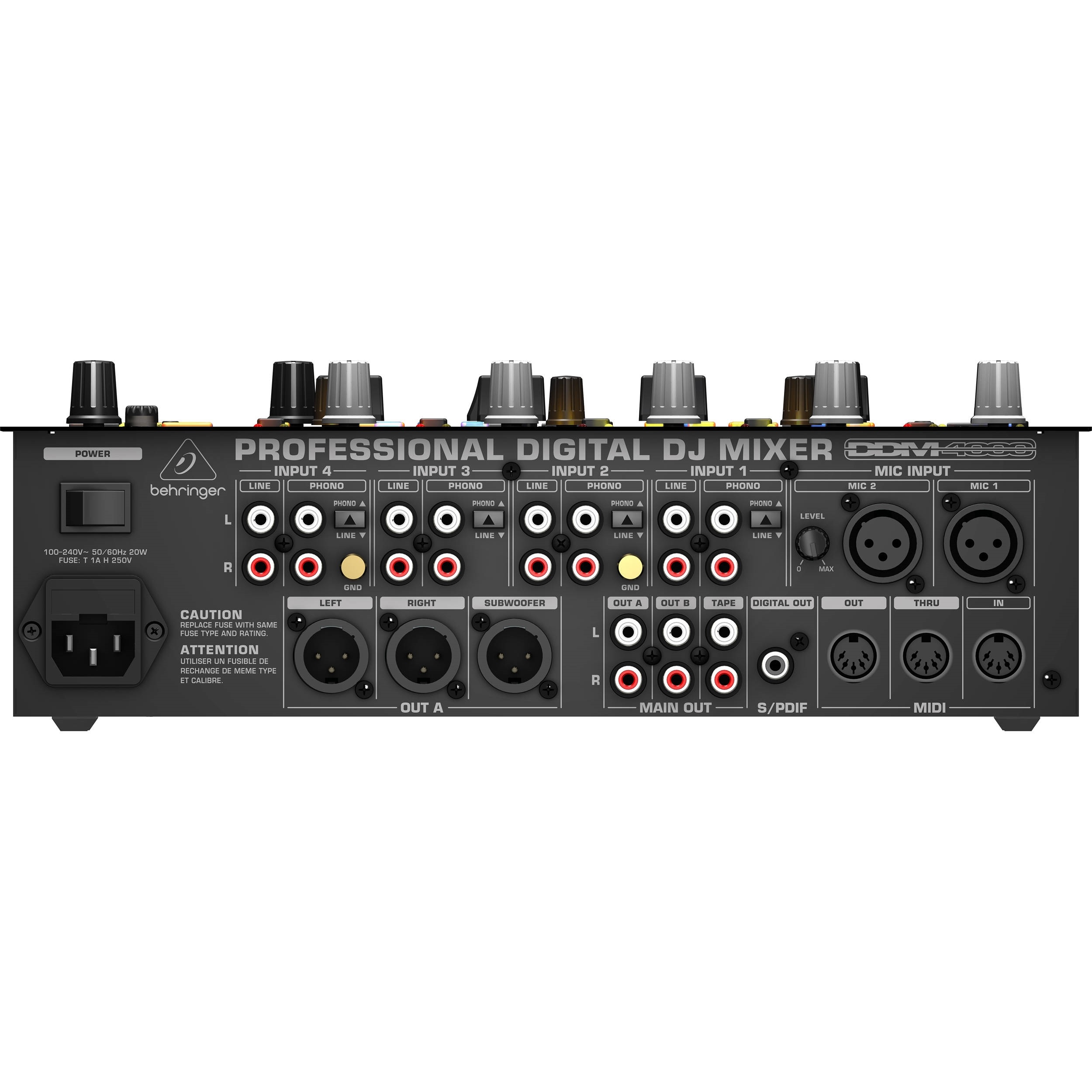 Behringer DDM4000 4-Channel Digital DJ Mixer | NZ