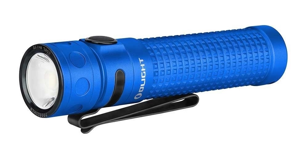 Olight Baton Pro Rechargeable 2000 Lumen LED Flashlight (Blue)