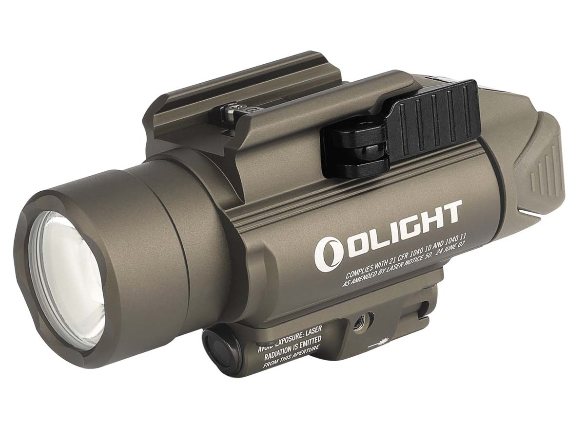 Olight Baldr Pro Weapon Light with Green Laser (Desert Tan)