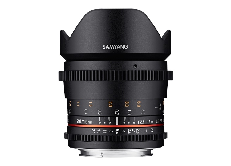Samyang 16mm T2.6 ED AS UMC Lens for Sony E Mount