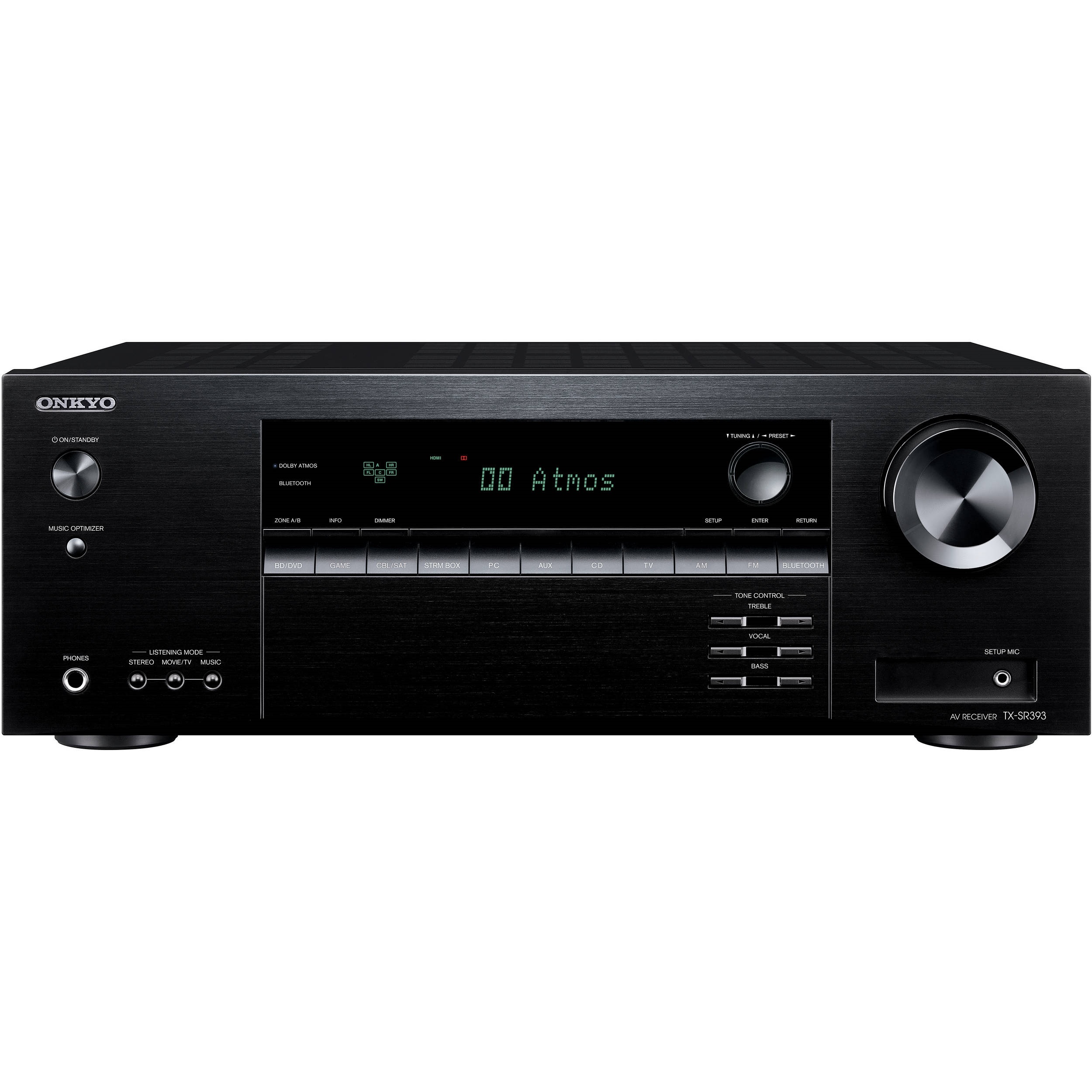 Onkyo TX-SR393 5.2 Channel AV Receiver | Rubber Monkey | NZ