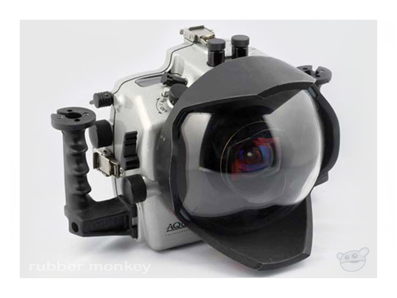 Aquatica Nikon D2X Underwater Housing Ikelite TTL bulkhead and Moisture Alarm