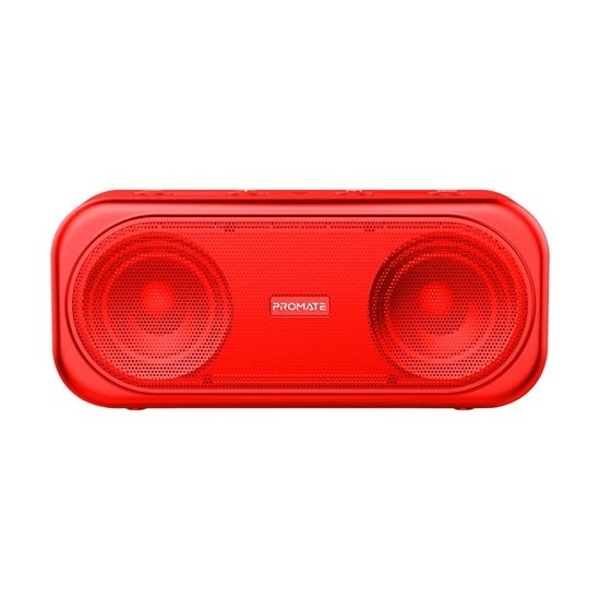 Promate Otic 10W Bluetooth Speaker with AUX, USB and MicroSD Playback (Red)