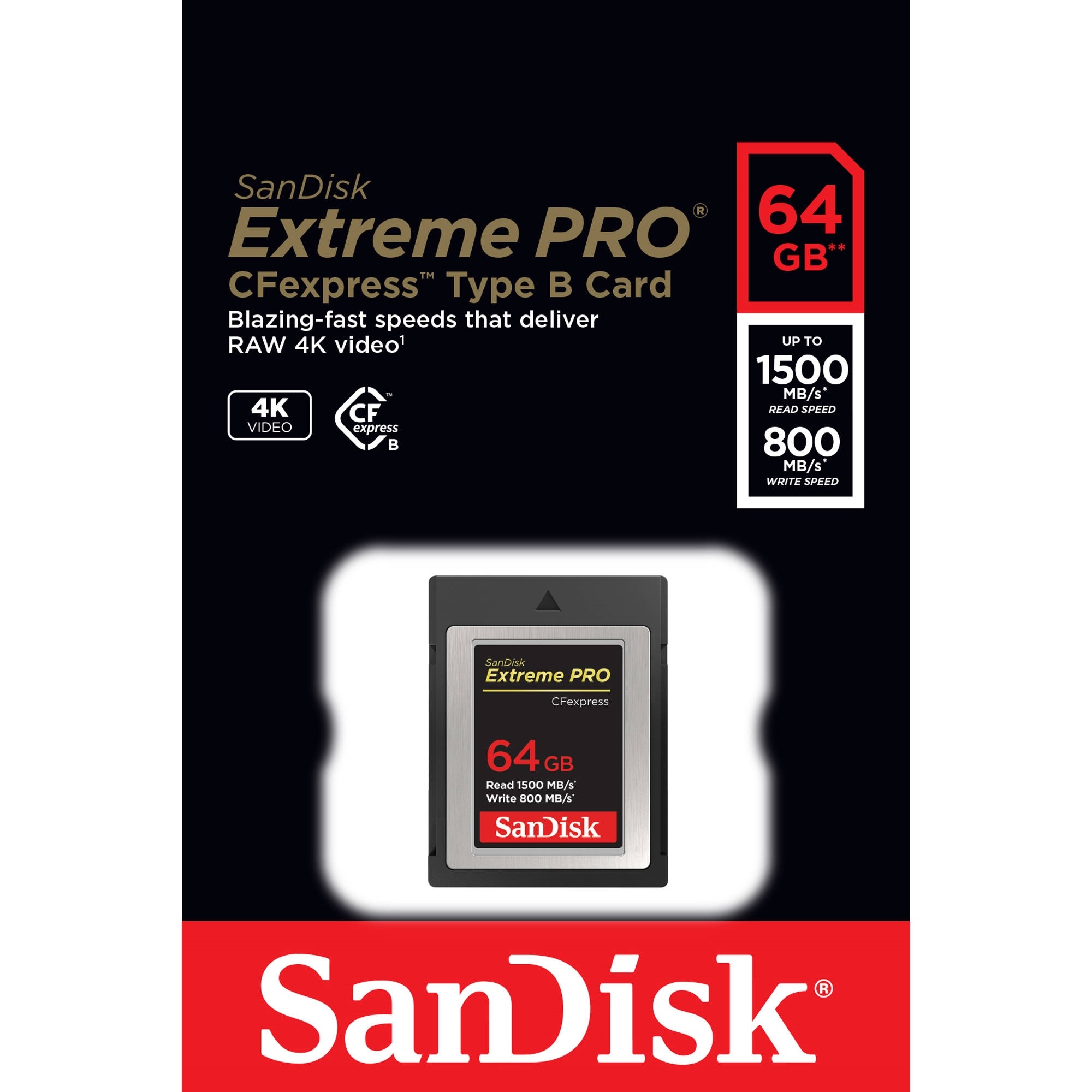 SanDisk 64GB Extreme PRO CFexpress Card Type B | NZ