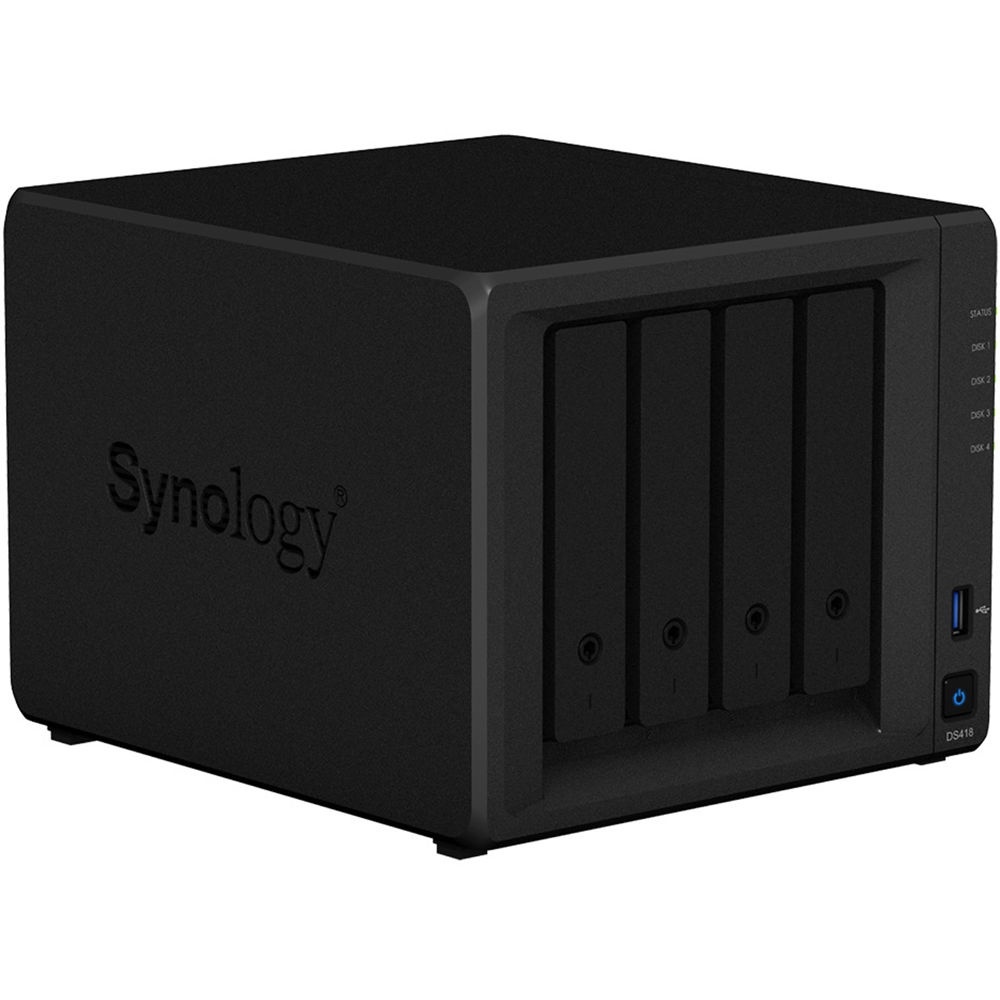 Synology DS418 4 Bay Realtek RTD1296 1.4GHz QC 2GB RAM NAS