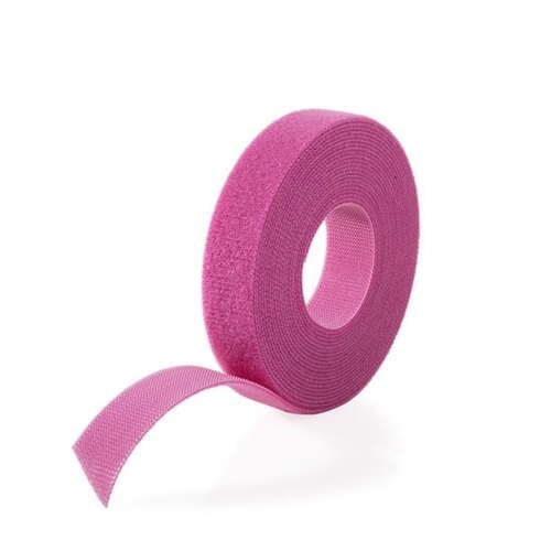 VELCRO One Wrap Cable Tie (12.5mm x 22.8m, Pink)