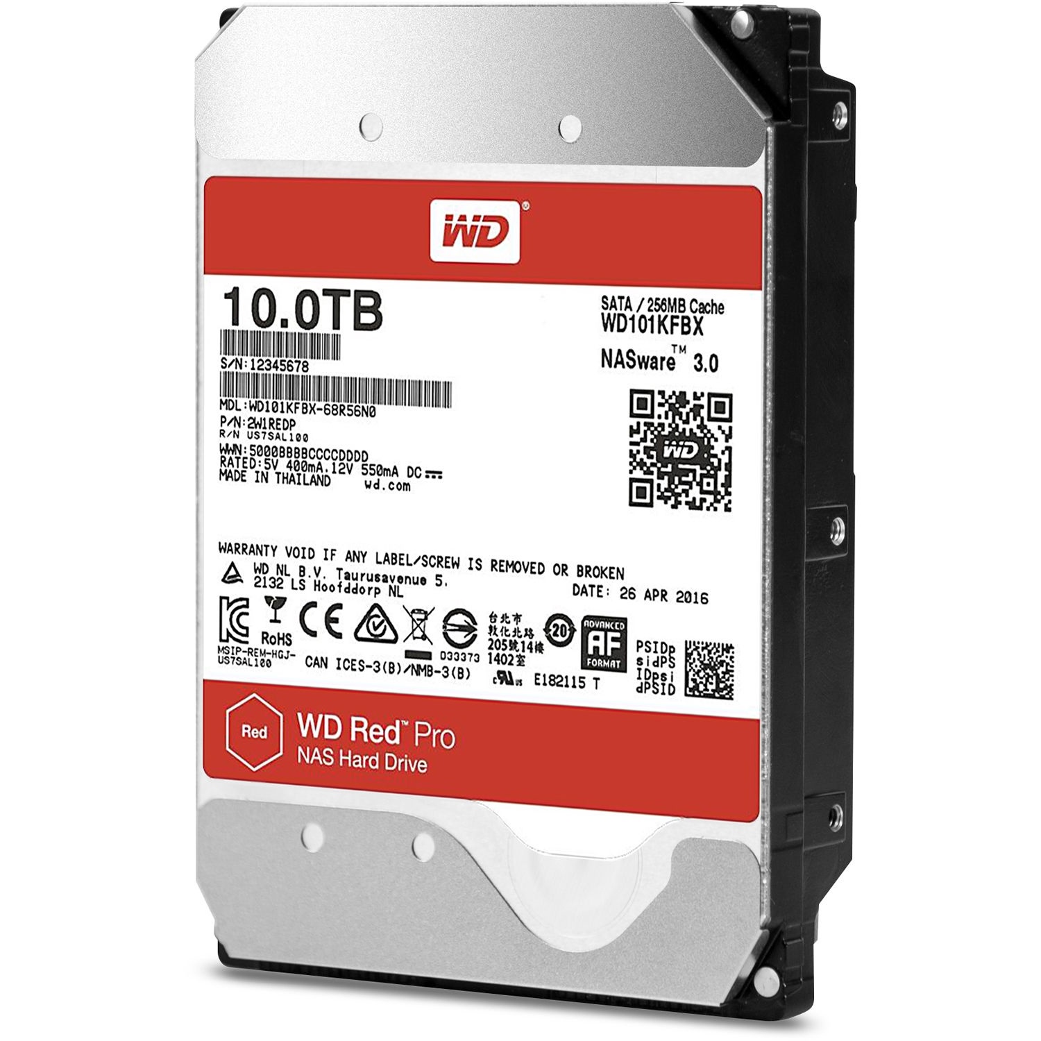 Western Digital 10TB Red Pro NAS Hard Drive