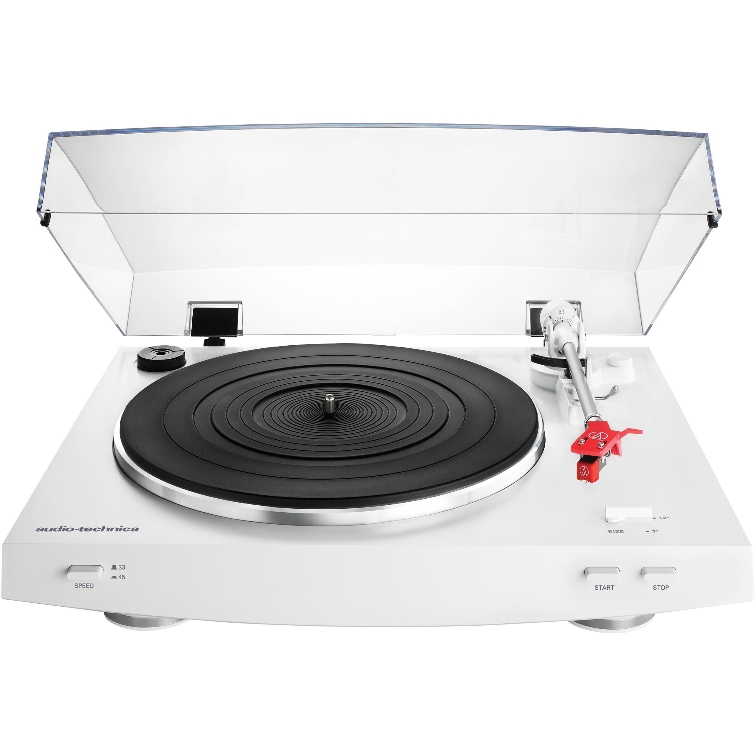 Audio-Technica Consumer AT-LP3 Stereo Turntable (White)