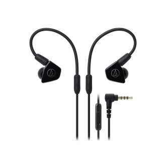 Audio Technica ATH-LS50iS In-Ear Headphones (Black)