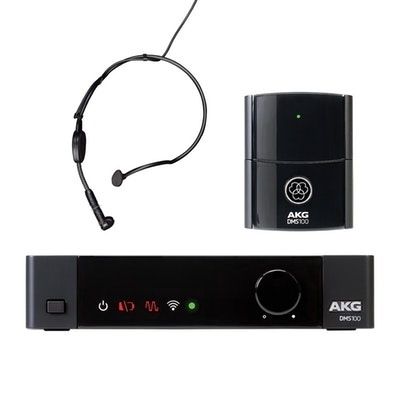 AKG DMS100-HEADSET 2.4ghz Digital Wireless System W/c544l