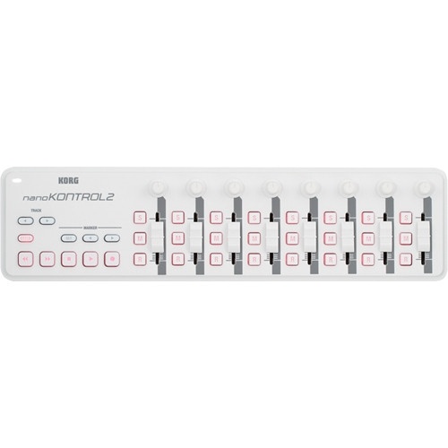 Korg nanoKONTROL2 Slim-Line USB MIDI Controller (White)
